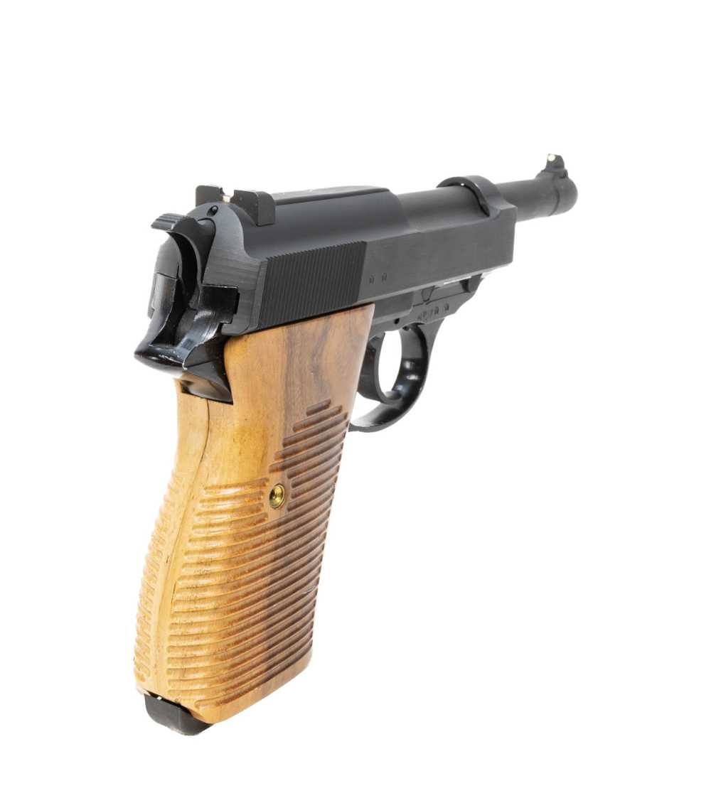 Surplus German Walther P1 9mm 8+1 DA/SA w/ Wood Grips-img-6