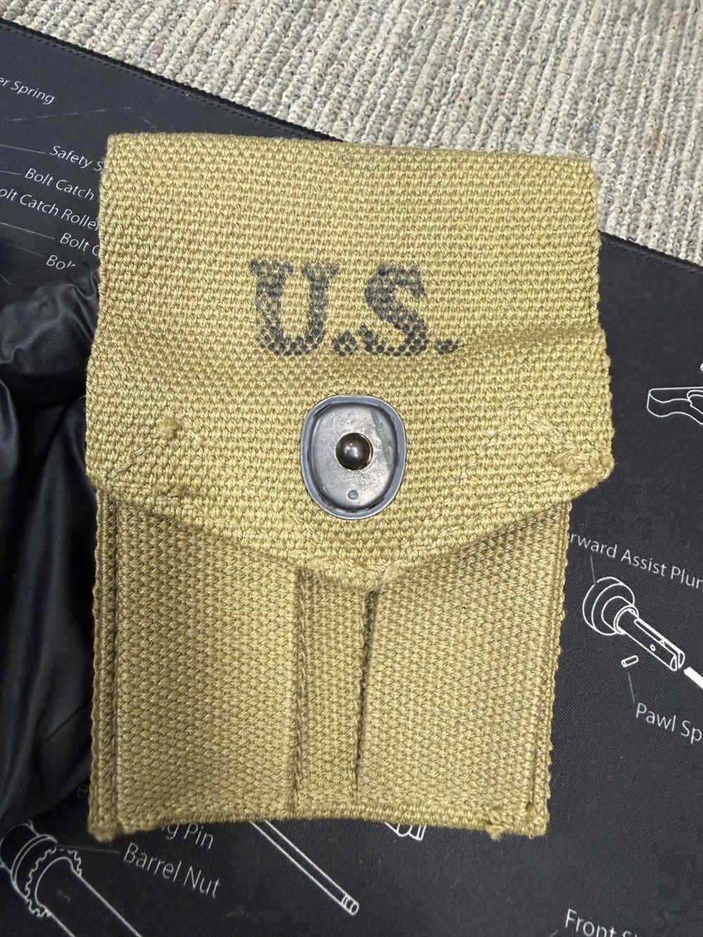 3 Very Nice USGI 1911A1 Magazine Pouches All GO! 45Acp 1911-img-11
