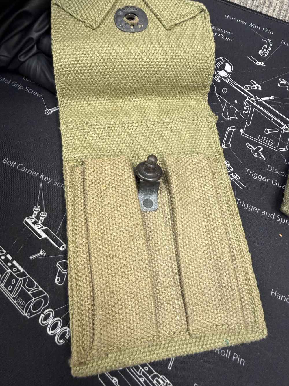 3 Very Nice USGI 1911A1 Magazine Pouches All GO! 45Acp 1911-img-2