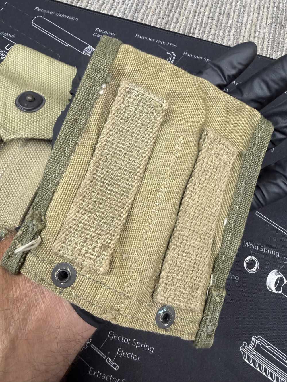 3 Very Nice USGI 1911A1 Magazine Pouches All GO! 45Acp 1911-img-8