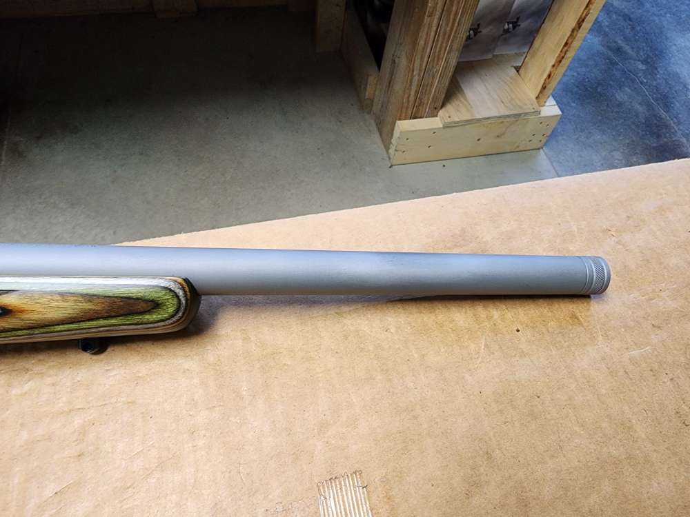 PICS! NEW RUGER M77/22 22 HORNET RIFLE 18.5 THREADED GREEN LAMINATE 77 NIB-img-12