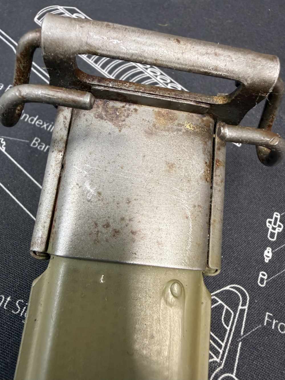 All Original 16 Inch USN MKI Scabbed Only Fans M1 Garand 1903 30-06-img-12
