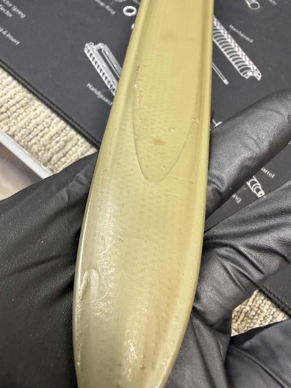 All Original 16 Inch USN MKI Scabbed Only Fans M1 Garand 1903 30-06-img-3