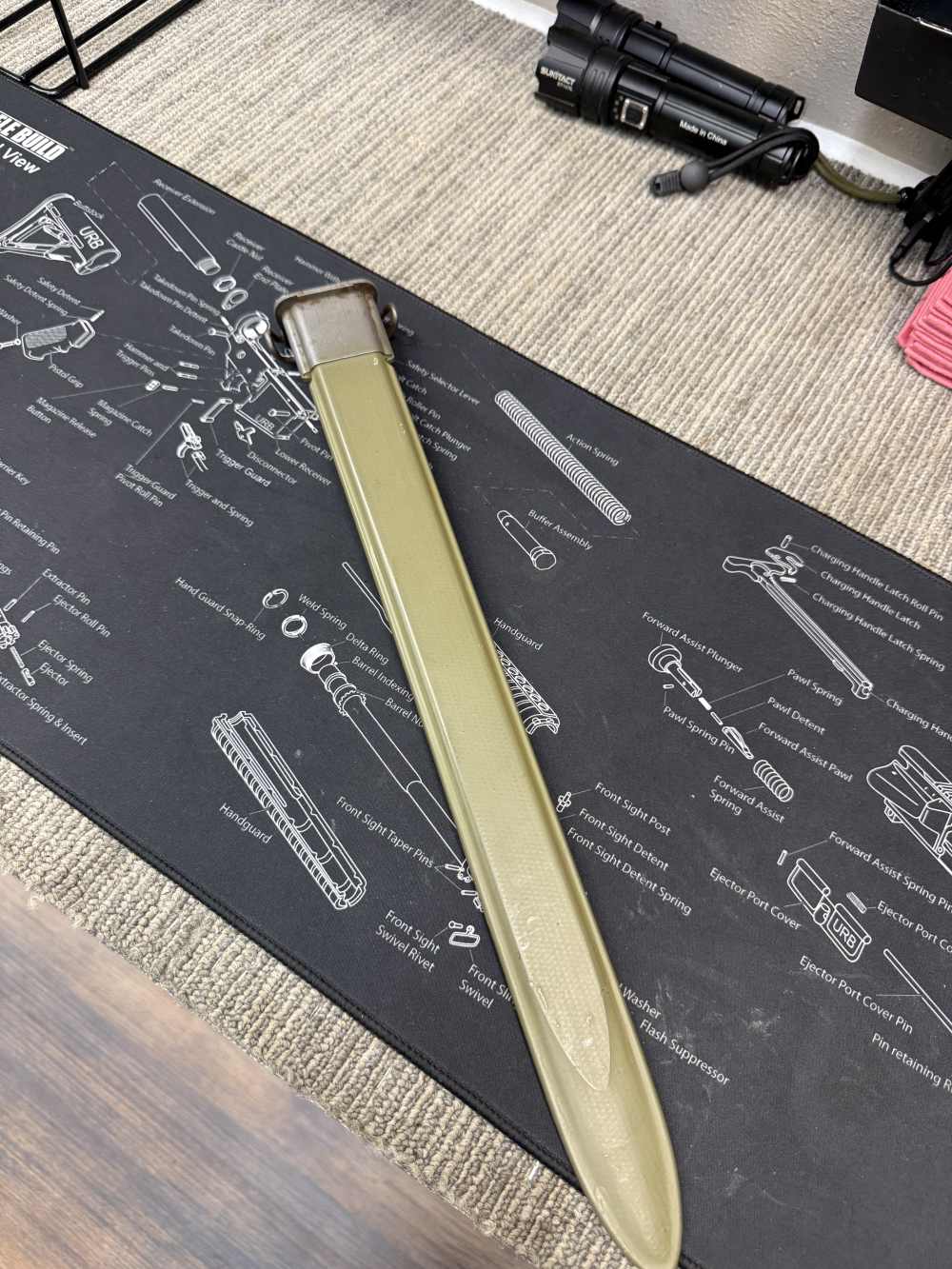 All Original 16 Inch USN MKI Scabbed Only Fans M1 Garand 1903 30-06-img-1