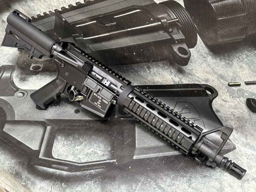 Colt M16A1 CQB Mk18 Mod0 retro clone 10.3" Crane Spec 5.56 FRT option-img-20