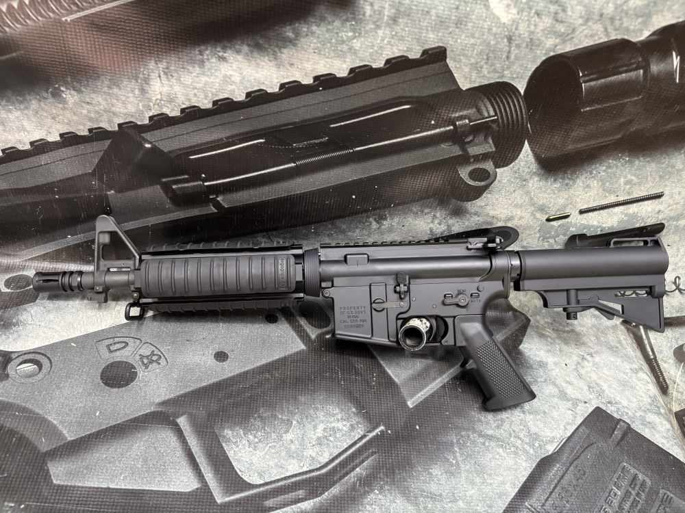 Colt M16A1 CQB Mk18 Mod0 retro clone 10.3" Crane Spec 5.56 FRT option-img-22