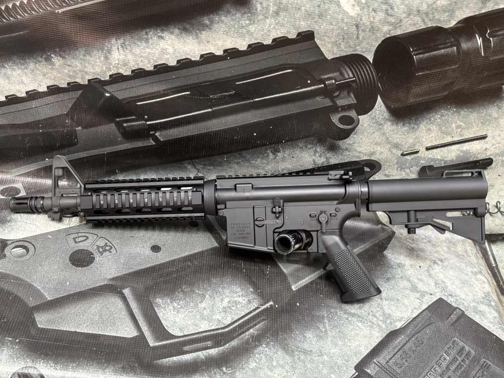 Colt M16A1 CQB Mk18 Mod0 retro clone 10.3" Crane Spec 5.56 FRT option-img-3