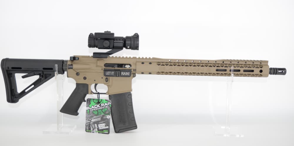 Black Rain Ordnance SPEC 15 Rifle 5.56 FDE w/ Vortex Strikefire II Optic -img-1