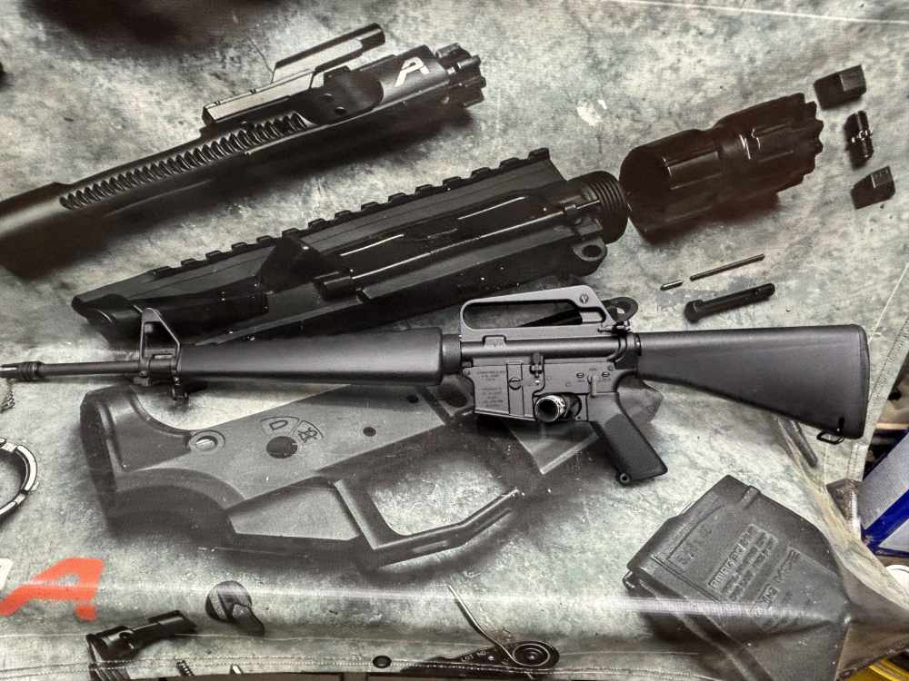 M16A1 H&R GM Hydra-Matic Colt 603 retro clone 5.56 Chrome FRT option-img-0