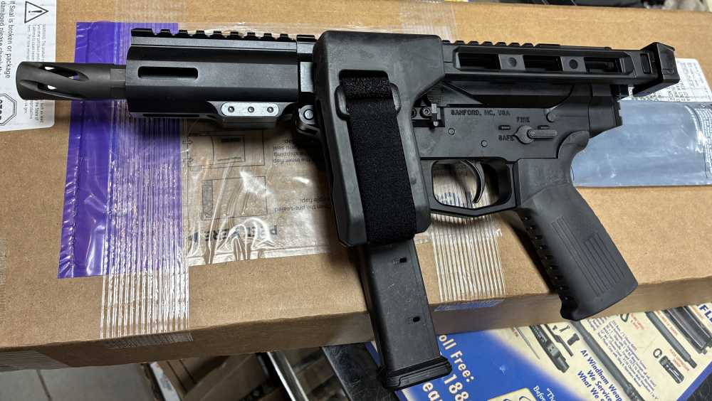 AR9 AR15 shoots 9mm BCA Billet pistol 5" HBAR Glock Mags(no card fees)-img-3