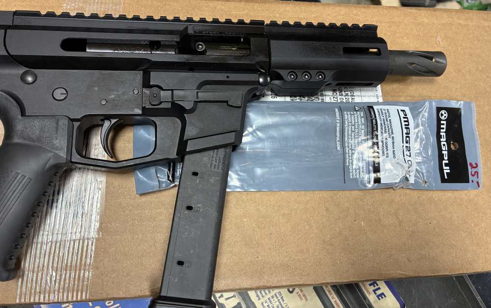 AR9 AR15 shoots 9mm BCA Billet pistol 5" HBAR Glock Mags(no card fees)-img-2