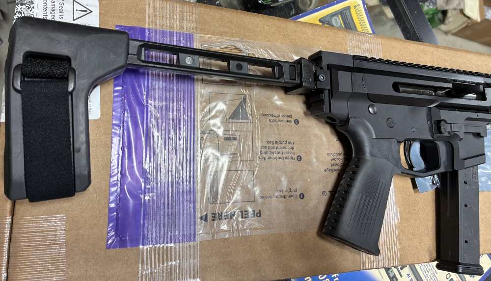 AR9 AR15 shoots 9mm BCA Billet pistol 5" HBAR Glock Mags(no card fees)-img-1