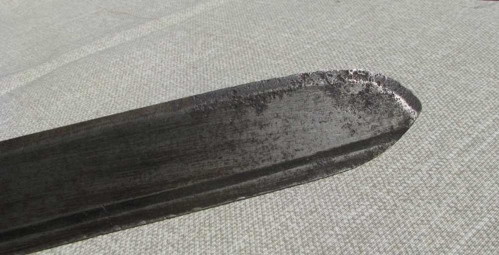  FOLK ART WHALERS MACRAMAE` HILT FLENSING KNIFE CUT DOWN SWORD 1850's-img-19