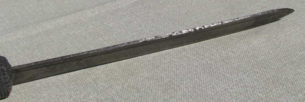  FOLK ART WHALERS MACRAMAE` HILT FLENSING KNIFE CUT DOWN SWORD 1850's-img-17