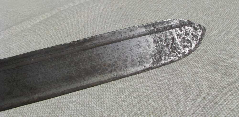  FOLK ART WHALERS MACRAMAE` HILT FLENSING KNIFE CUT DOWN SWORD 1850's-img-18