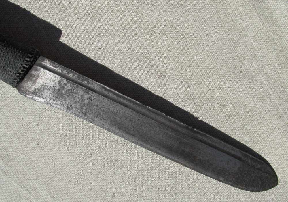  FOLK ART WHALERS MACRAMAE` HILT FLENSING KNIFE CUT DOWN SWORD 1850's-img-6