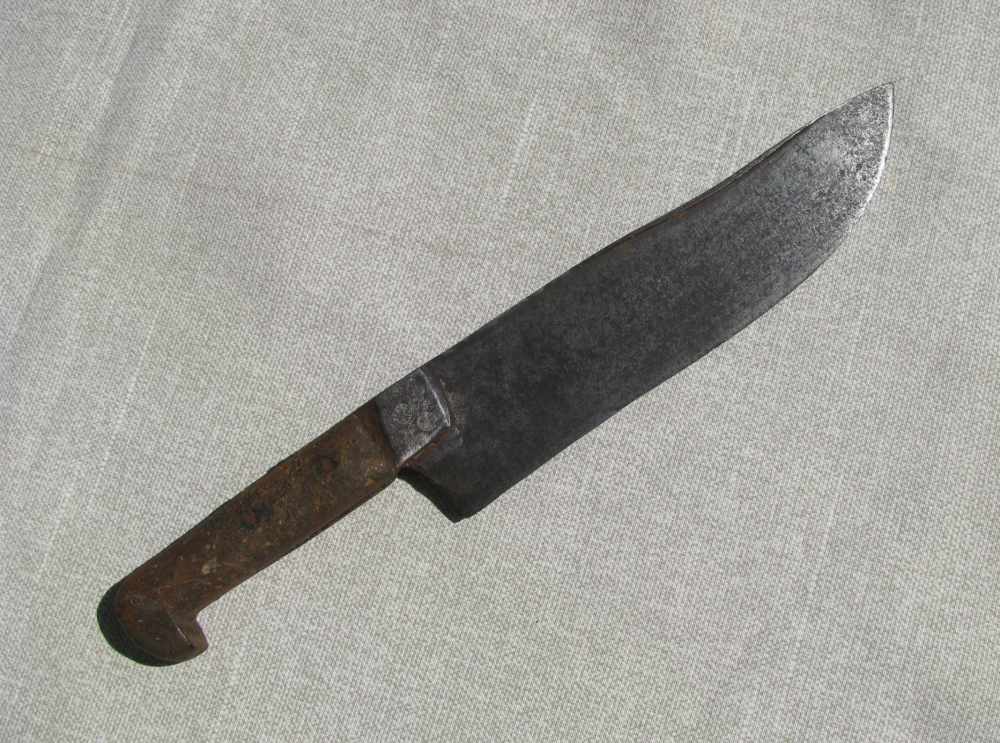 LATE RENAISSANCE PERIOD LARGE HAND MADE ENGLISH KNIFE  2 TOUCHMARKS c.1600s-img-4