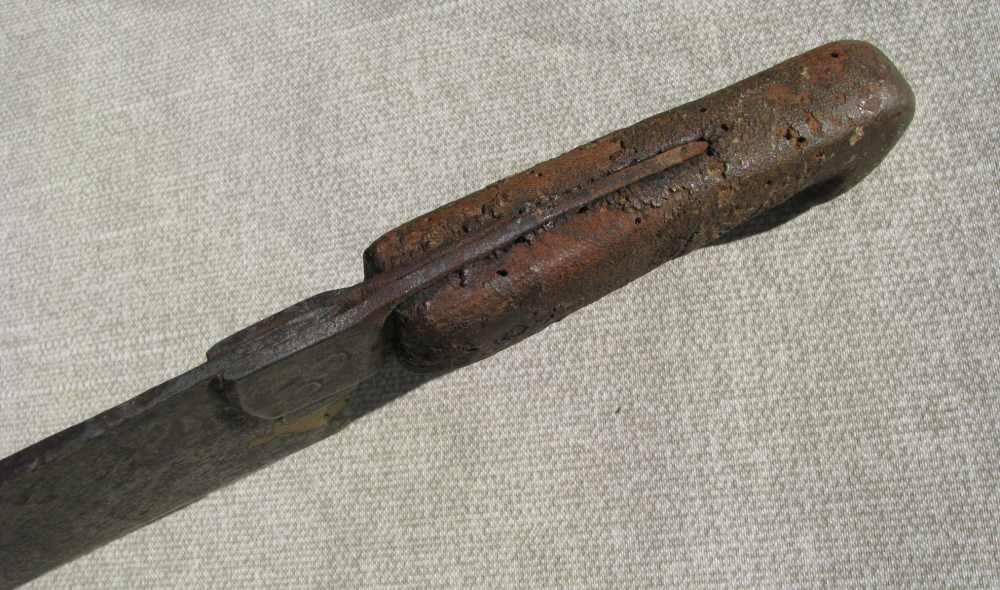 LATE RENAISSANCE PERIOD LARGE HAND MADE ENGLISH KNIFE  2 TOUCHMARKS c.1600s-img-15