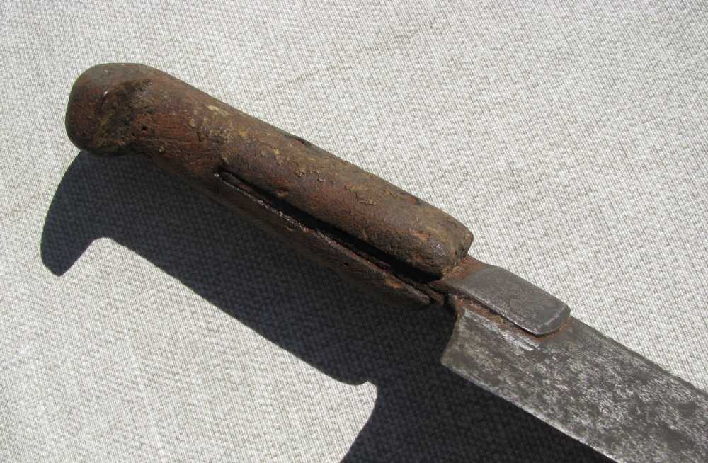 LATE RENAISSANCE PERIOD LARGE HAND MADE ENGLISH KNIFE  2 TOUCHMARKS c.1600s-img-10