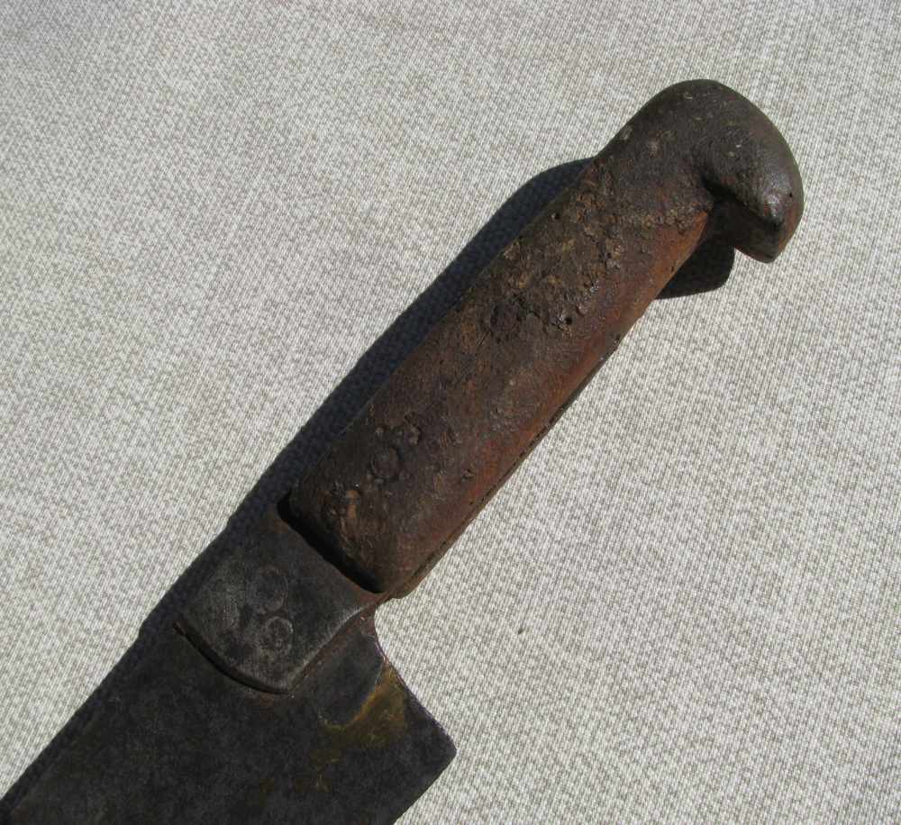 LATE RENAISSANCE PERIOD LARGE HAND MADE ENGLISH KNIFE  2 TOUCHMARKS c.1600s-img-7