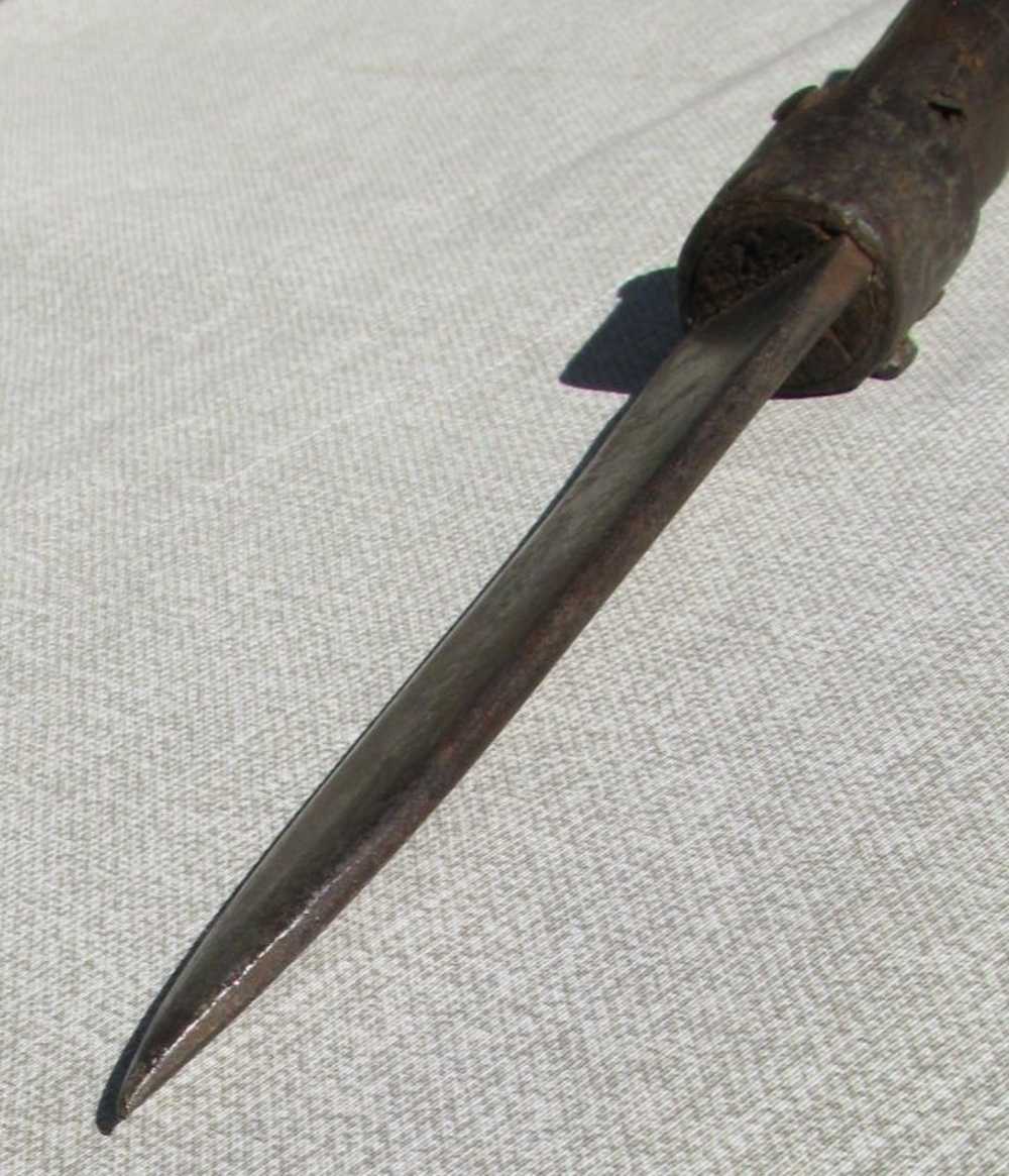RENAISSANCE 1500'S LARGE HEAVY HANDMADE ENGLISH 1 LB. 9.4 OZ. THRUST DAGGER-img-10