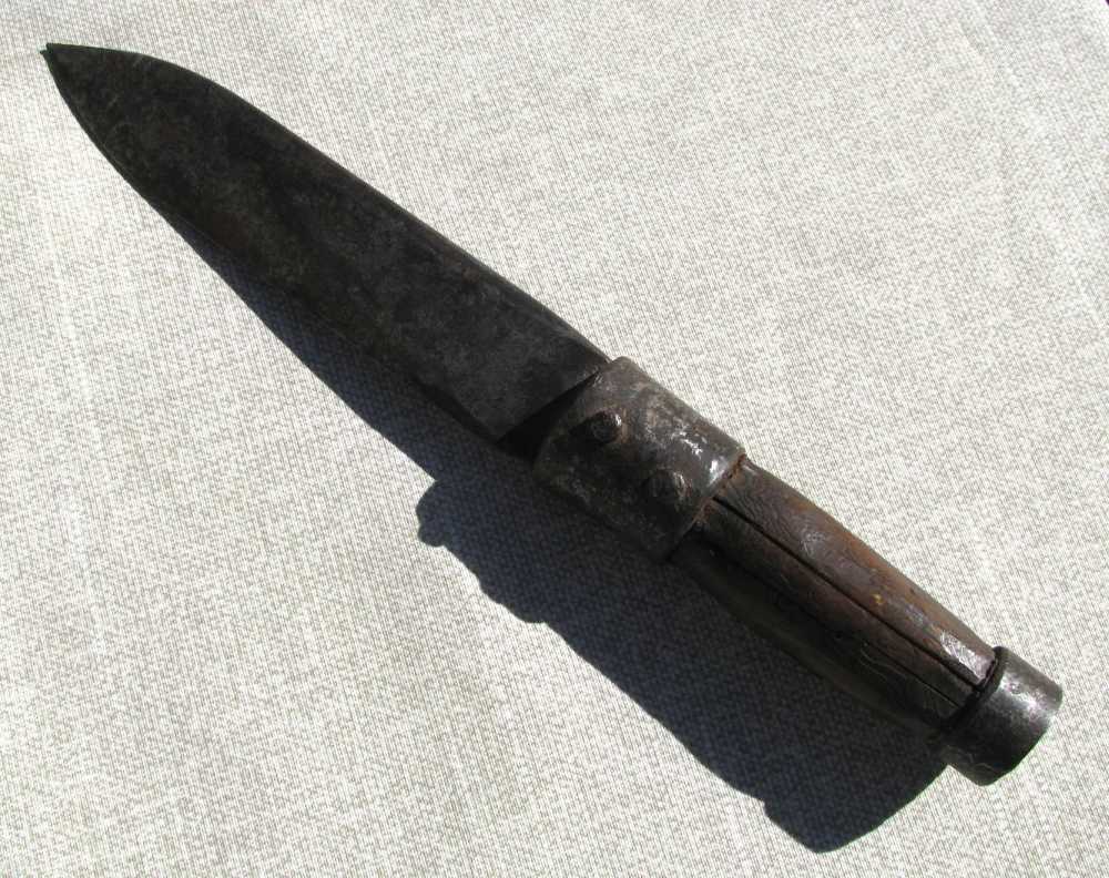 RENAISSANCE 1500'S LARGE HEAVY HANDMADE ENGLISH 1 LB. 9.4 OZ. THRUST DAGGER-img-12