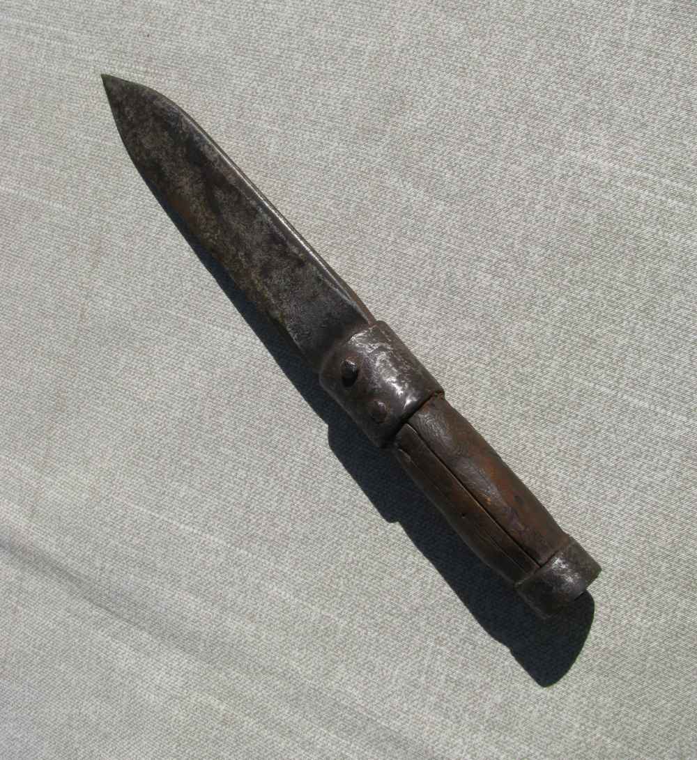RENAISSANCE 1500'S LARGE HEAVY HANDMADE ENGLISH 1 LB. 9.4 OZ. THRUST DAGGER-img-4