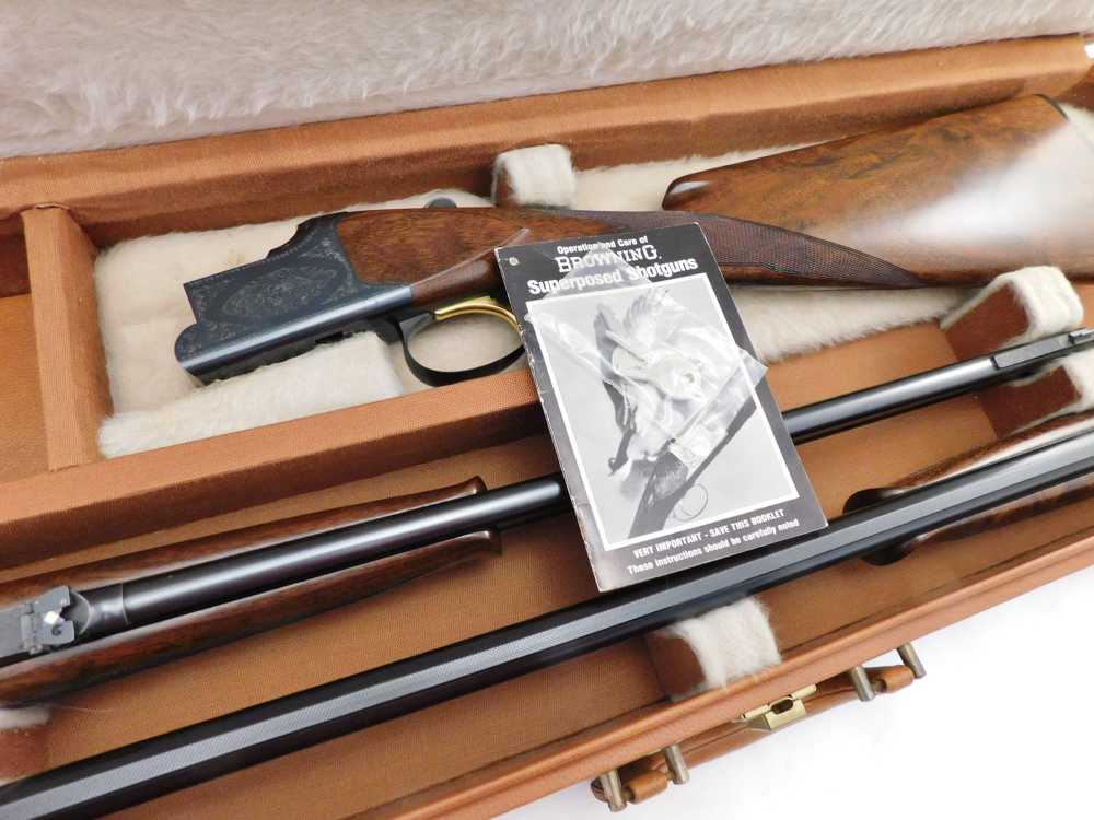 1980 Browning Superposed Continental 20 30/06 In The Case-img-0