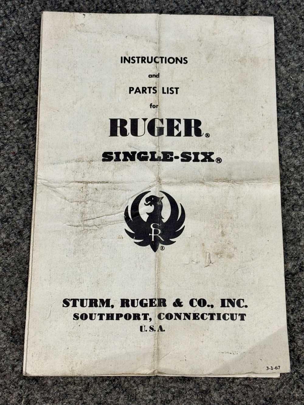 Ruger Single Six made in 1970 convertible with both cyls and boxes -img-26