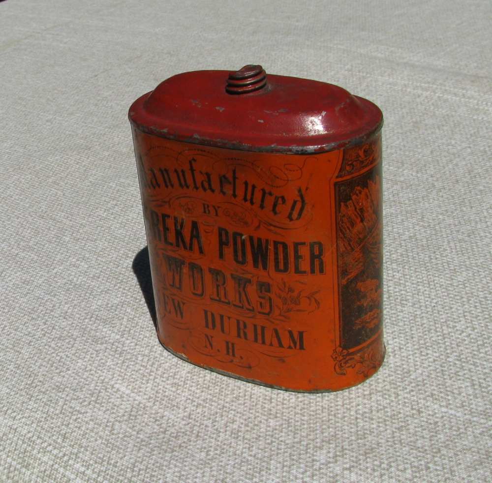 Eureka Powder Works Hunting Dog Imperial Gun Powder Tin 1885 –1905-img-6
