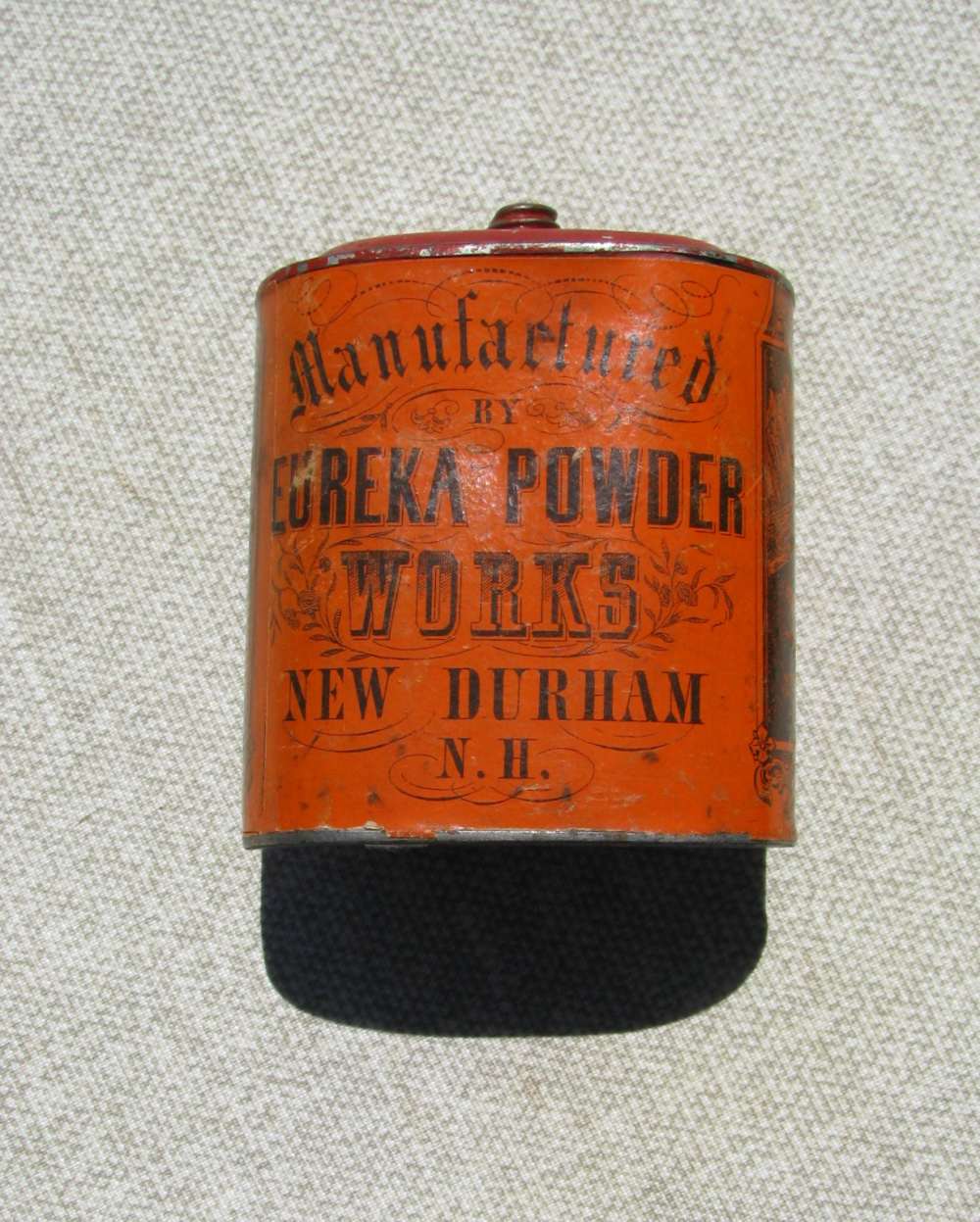 Eureka Powder Works Hunting Dog Imperial Gun Powder Tin 1885 –1905-img-3