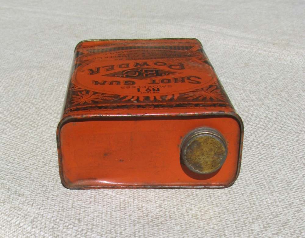American E.C. Powder Co. No 1 Smokeless Sho Gun Powder Tin CIRCA 1895 –1915-img-11