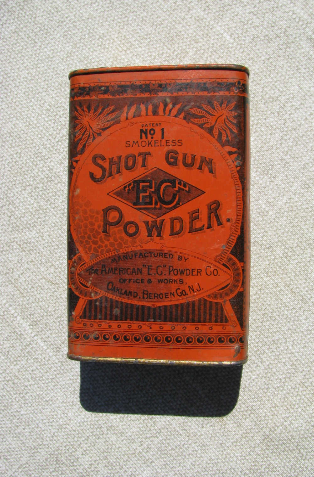 American E.C. Powder Co. No 1 Smokeless Sho Gun Powder Tin CIRCA 1895 –1915-img-8