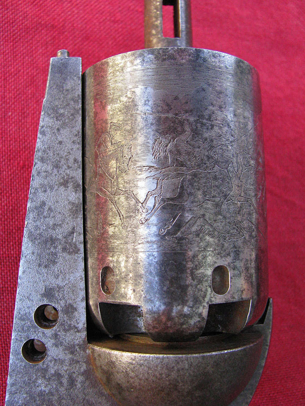 SALE! HISTORICALY IMPORTANT COLT 1848 FLUCK DRAGOON PERIOD CYLINDER+HAMMER-img-0