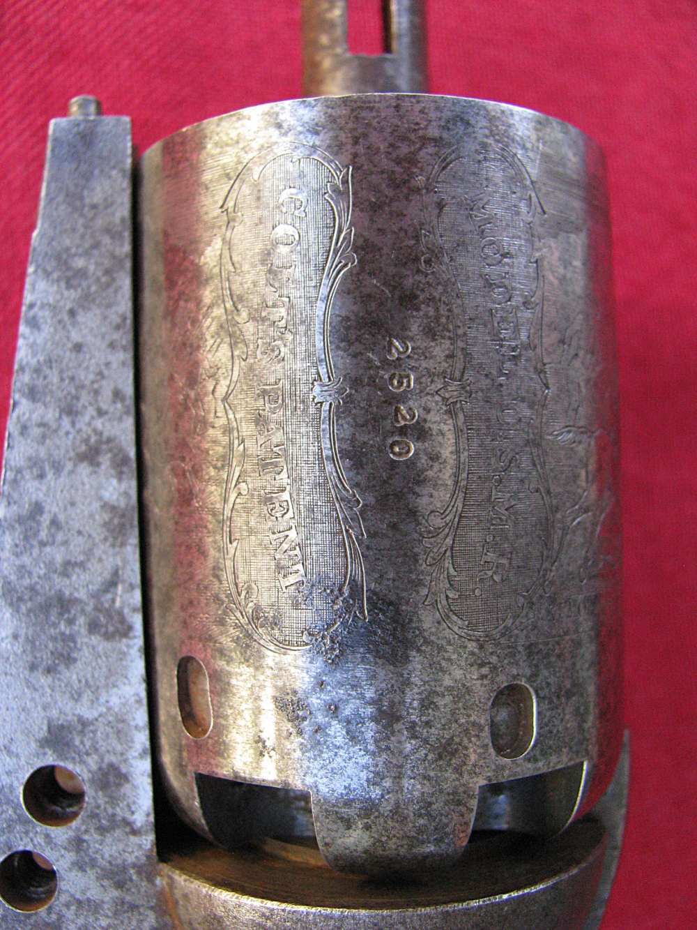 SALE! HISTORICALY IMPORTANT COLT 1848 FLUCK DRAGOON PERIOD CYLINDER+HAMMER-img-5