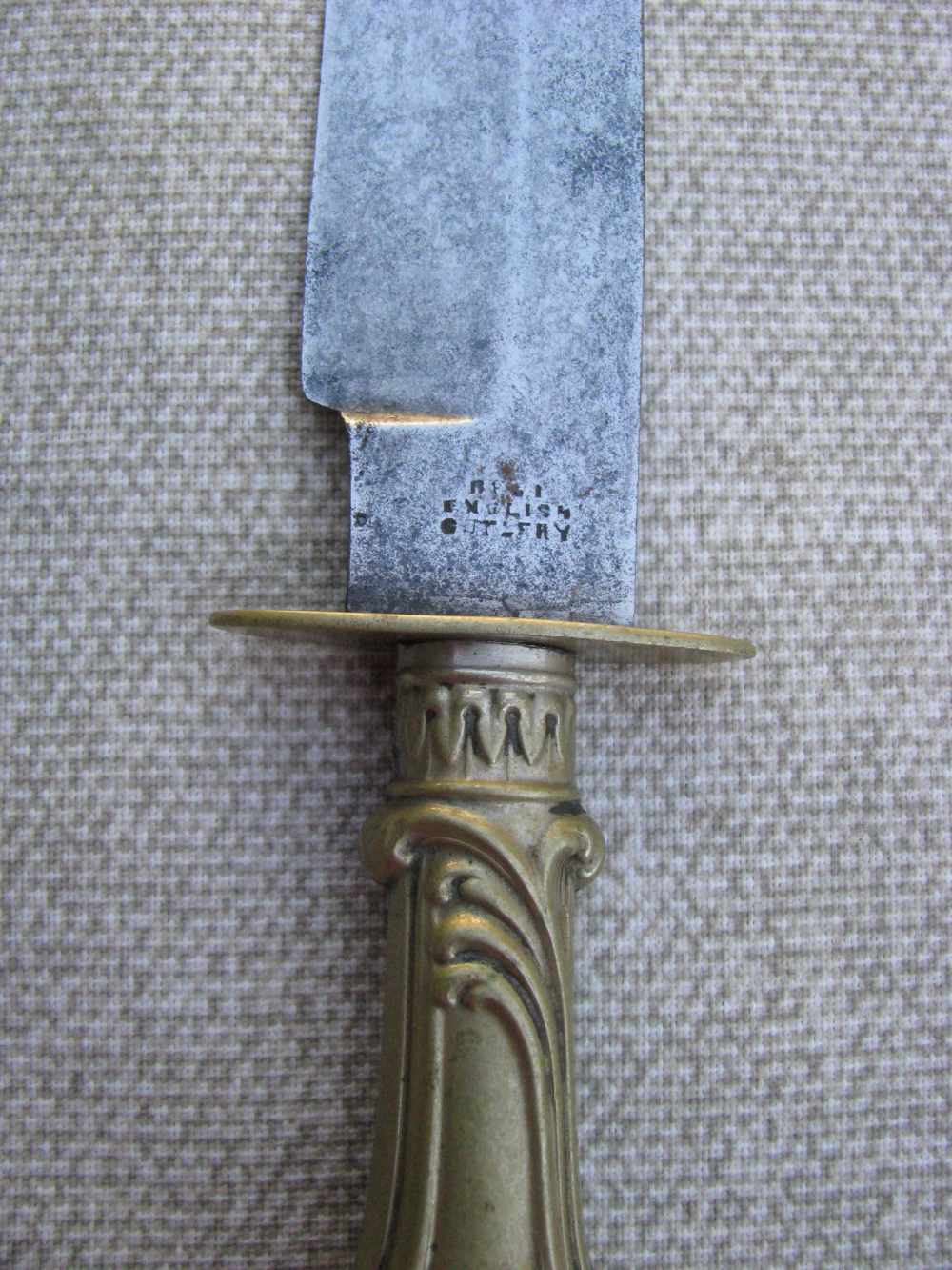 ANTIQUE BOWIE KNIFE AND ORIGINAL SHEATH CIRCA 1840’s – MID 1860’s-img-6