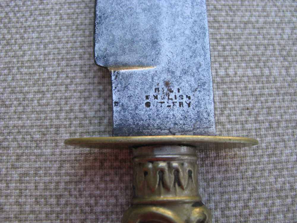 ANTIQUE BOWIE KNIFE AND ORIGINAL SHEATH CIRCA 1840’s – MID 1860’s-img-13