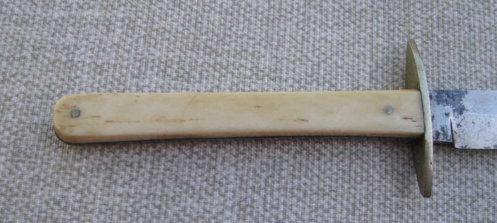 SALE! ANTIQUE CAST STEEL ETCHED DIRK/HUNTING KNIFE ORIGINAL SHEATH1860-80s-img-14