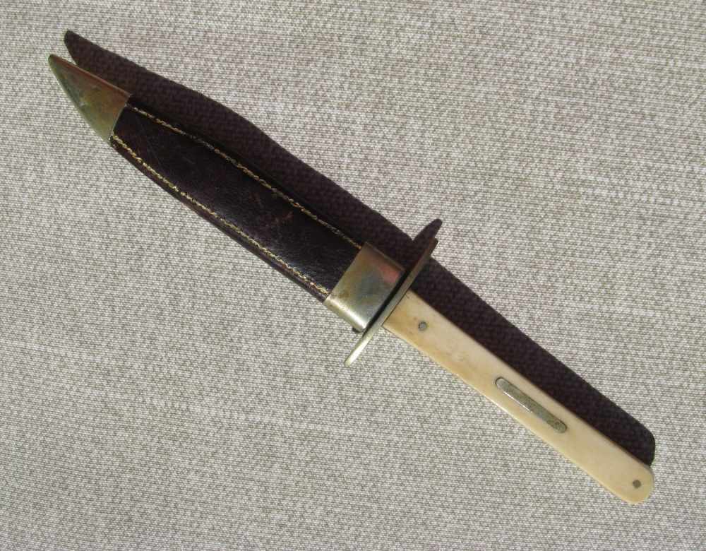 SALE! ANTIQUE CAST STEEL ETCHED DIRK/HUNTING KNIFE ORIGINAL SHEATH1860-80s-img-7