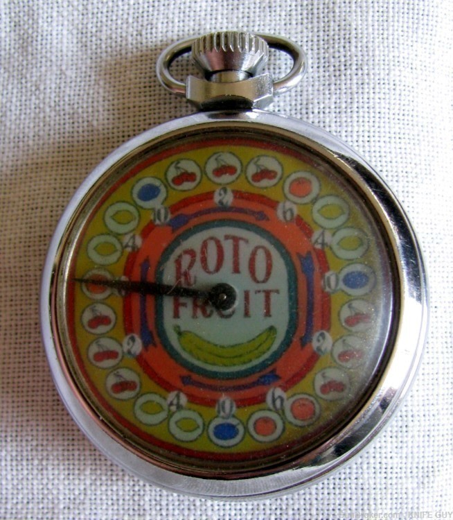 VINTAGE POCKET WATCH STYLE SLOT MACHINE MECHANICAL GAMBLING DEVICE-img-1