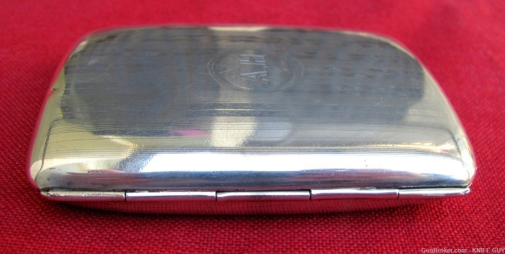 SALE! ANTIQUE 1911 STERLING HANDPAINTED PORCELAIN KAMASUTRA CIGARETTE CASE -img-10
