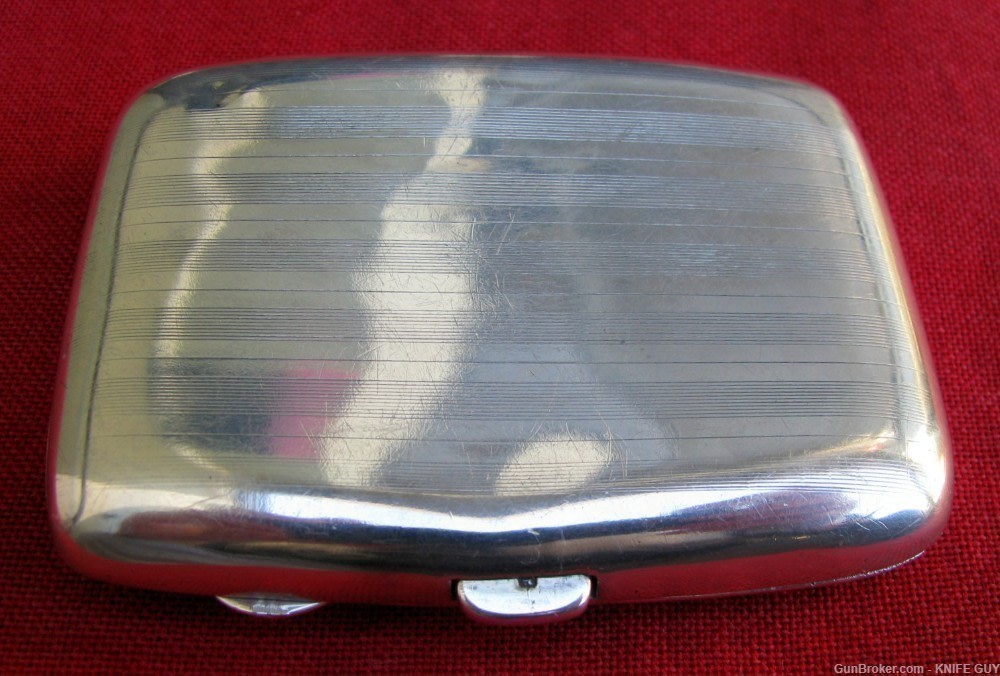 SALE! ANTIQUE 1911 STERLING HANDPAINTED PORCELAIN KAMASUTRA CIGARETTE CASE -img-6