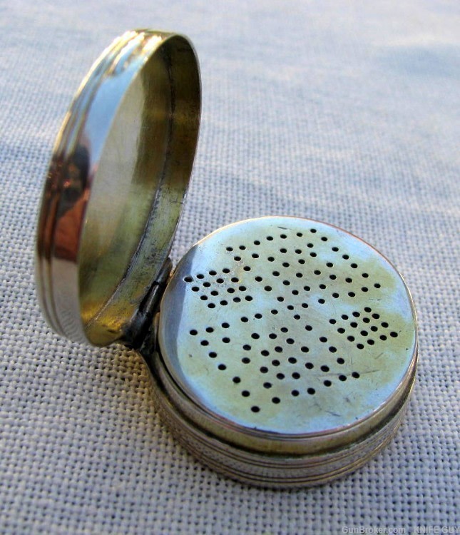 MINTY 1799 STERLING GOLD WASHED POCKET VINIAGARETTEJOSEPH ANGEL/LONDON-img-3