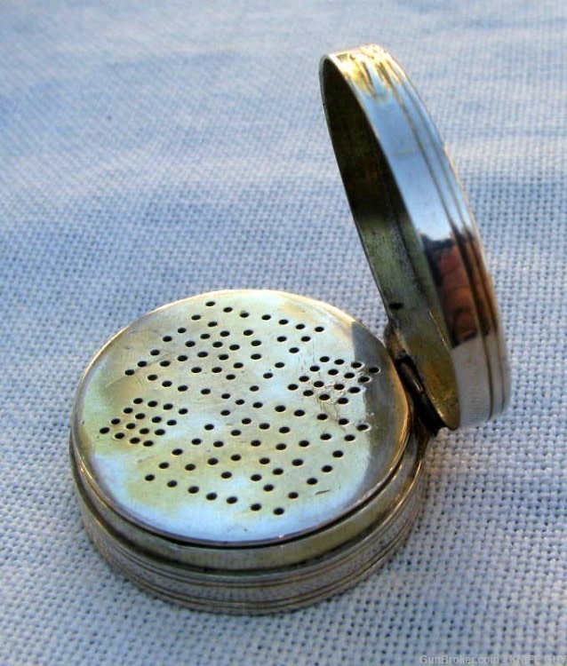 MINTY 1799 STERLING GOLD WASHED POCKET VINIAGARETTEJOSEPH ANGEL/LONDON-img-2