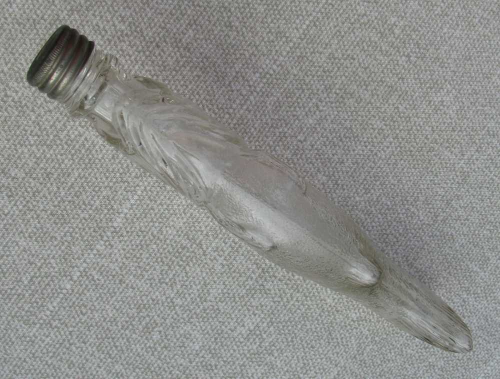PRE-PROHIBITION HANDMADE MINTY AMERICAN FOLKART FIGURAL FISH WHISKEY FLASK -img-8