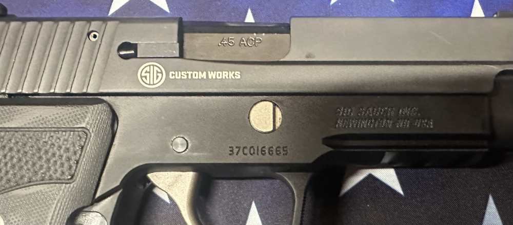 Exceptional Sig Sauer P220 Nightmare Custom Works 45 Auto 1 of 500 -img-7