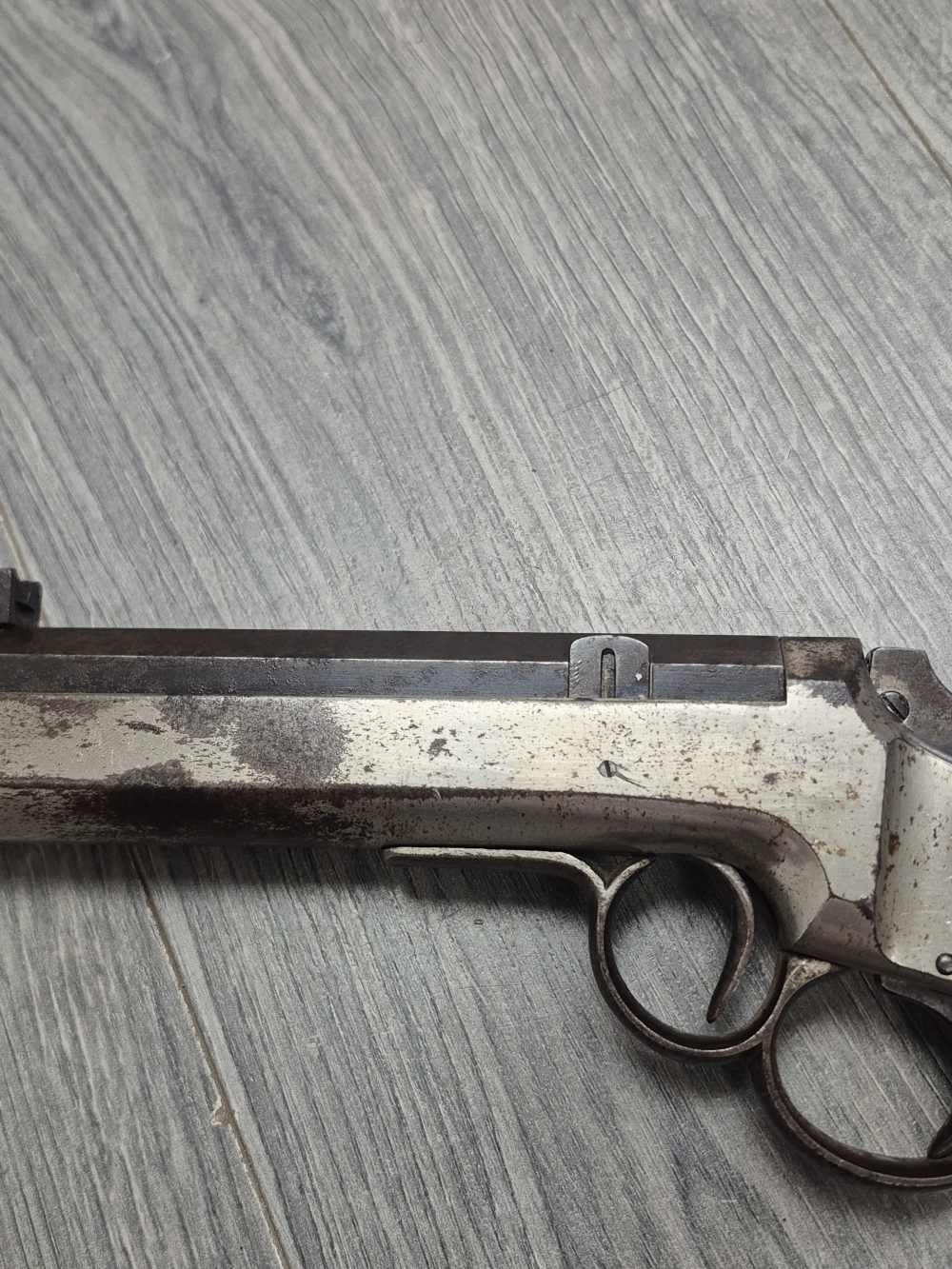 PENNY! FRANK WESSON RIMFIRE CARBINE 1ST MODEL 1859 NICKEL CIVIL WAR SCARCE-img-2
