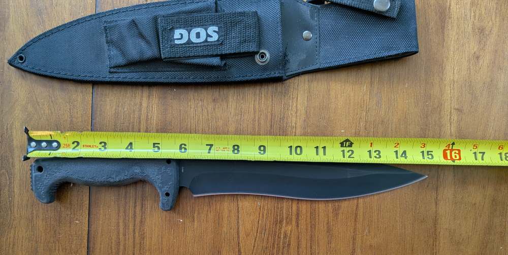 Fixed Blade Knife Lot (3) – Cold Steel & SOG – w/ Sheaths-img-25