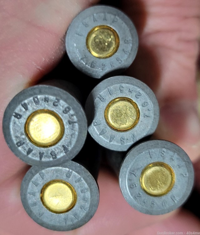 100 rounds 7.62x54r Red Tracer 145gr FMJ new manufacture orange tip-img-3