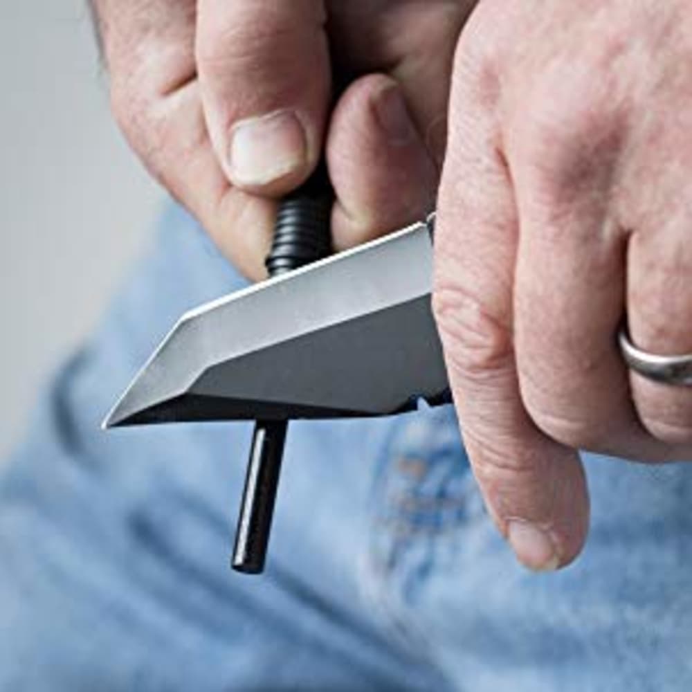 Stainless Hunting Knife Flint Fire Starter -img-4